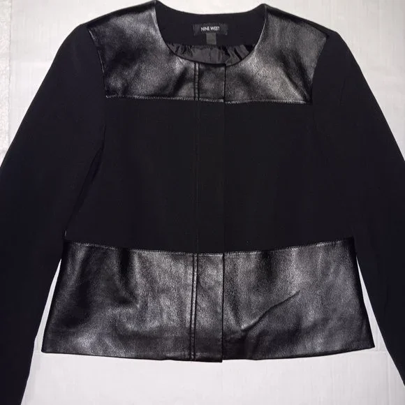 NINE WEST WOMEN'S BUTTON DOWN JACKET - Picture 1 of 8